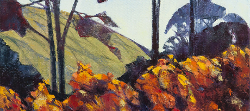 Autumn Vines; De Morgenzon Wine Estate | 2017 | Oil on Canvas | 60 x 41 cm